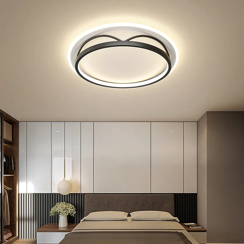 Lampadario quadrato LED moderno elegante