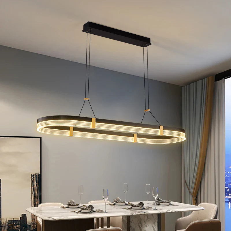 Lampadario design per un'atmosfera elegante e luminosa