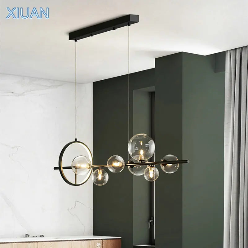 Lampadario moderno a bolle eleganti