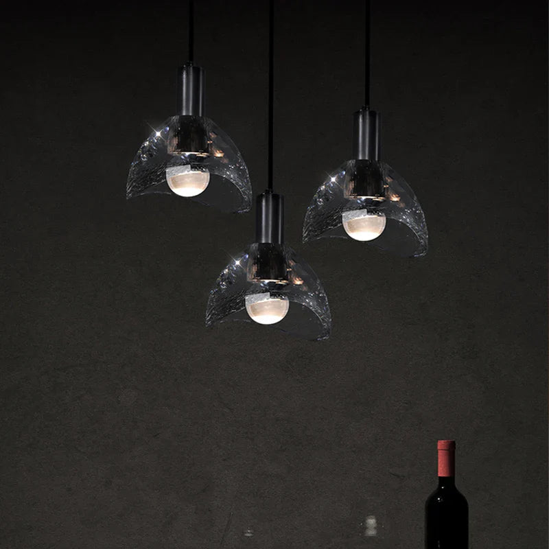 lampadario in cristallo moderno con illuminazione led decorativa per interni