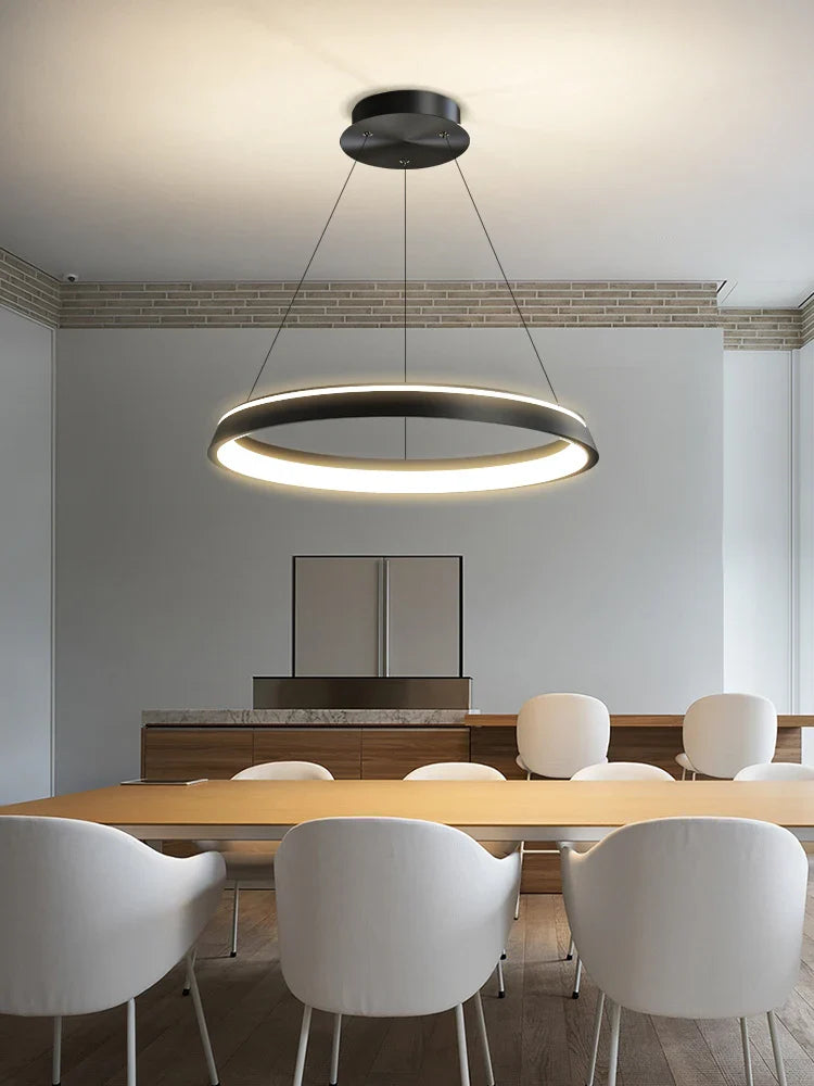 Design contemporaneo lampadario minimalista elegante
