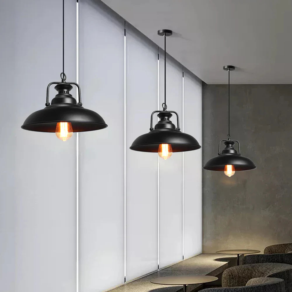Lampada a sospensione loft in metallo design vintage