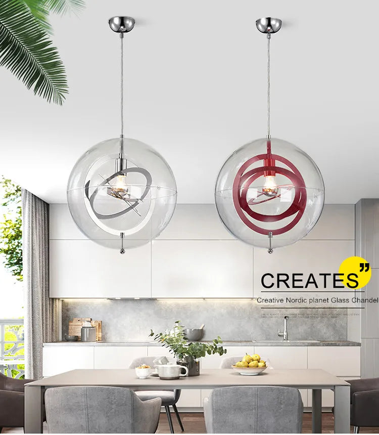 lampadario a stella in vetro design nordico personalizzato per interni moderni