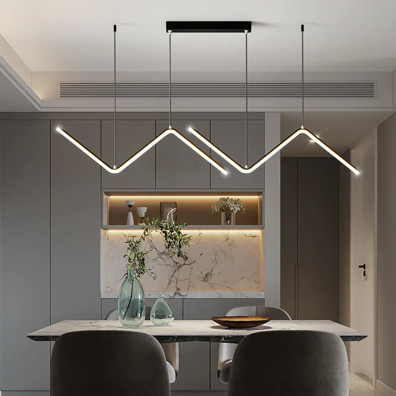 lampadario moderno a LED stile nordico per interni di design