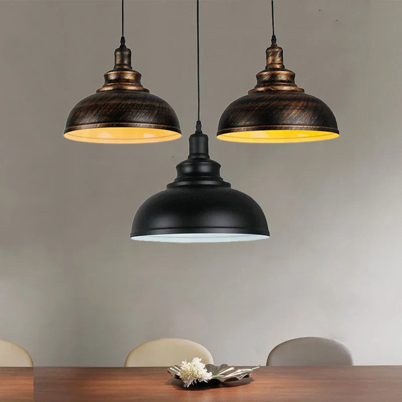 Lampadario industriale loft rustico retrò