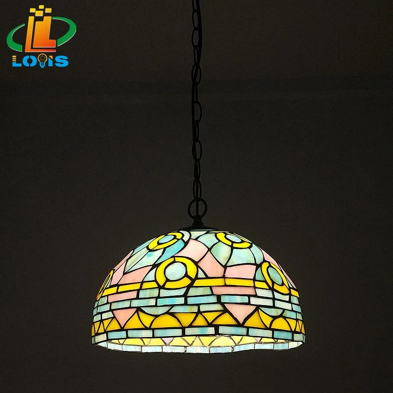 lampadario tiffany retrò creativo stile nordico per caffè e bar