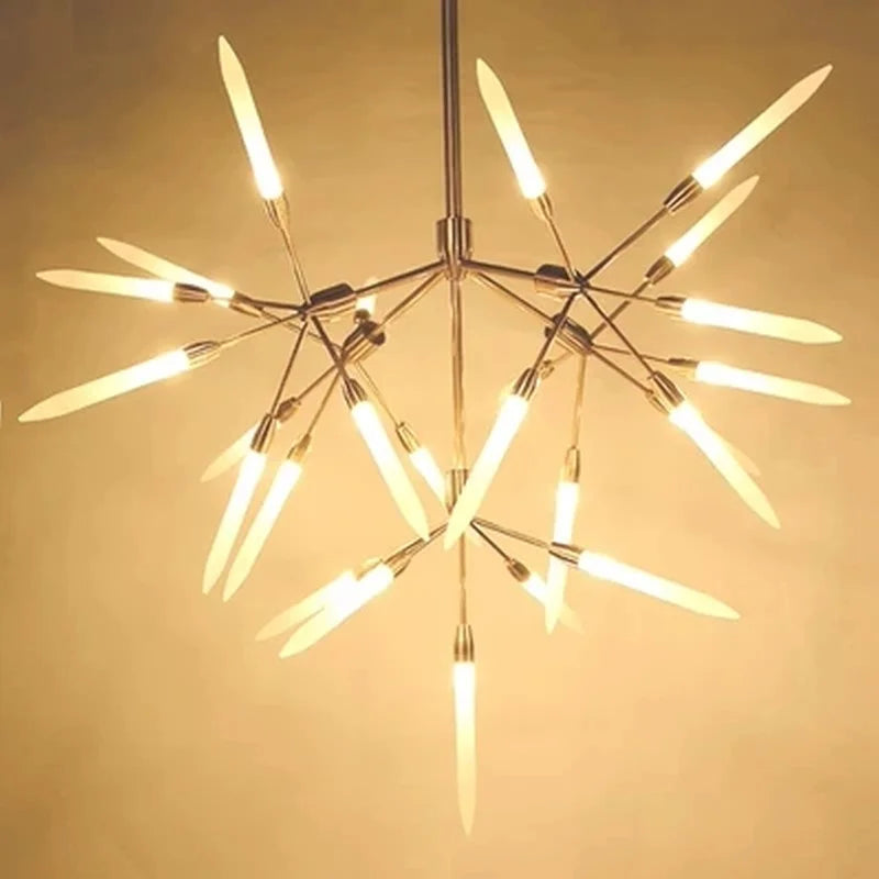 Lampadario LED minimalista cristallo aereo