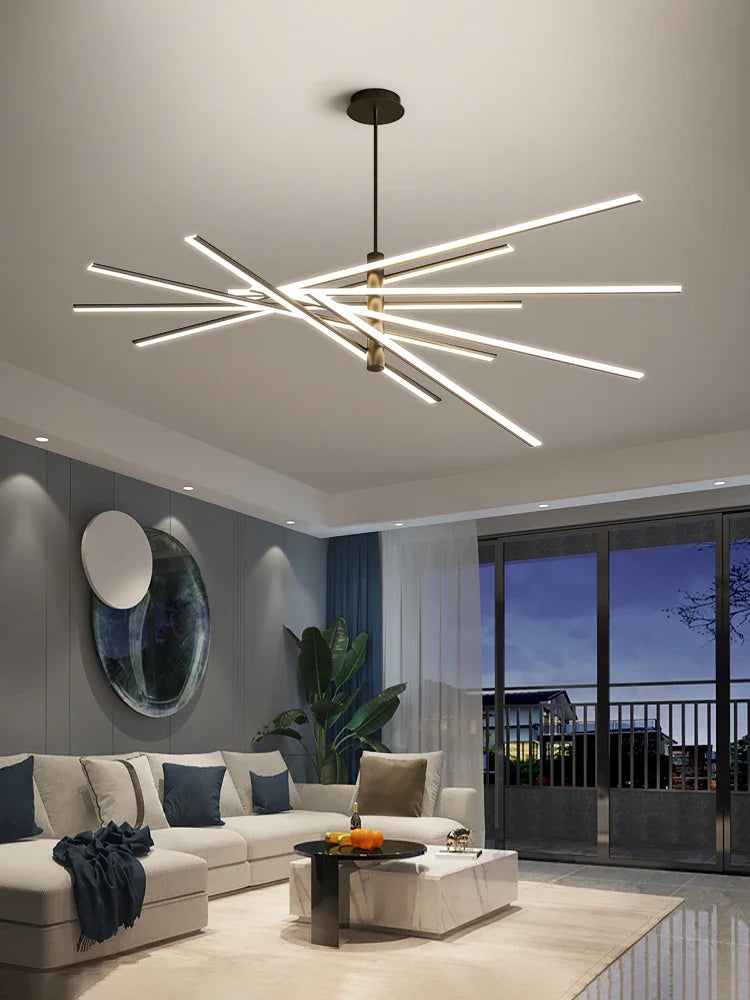 lampadario moderno minimalista lussuoso luce creativa nordica