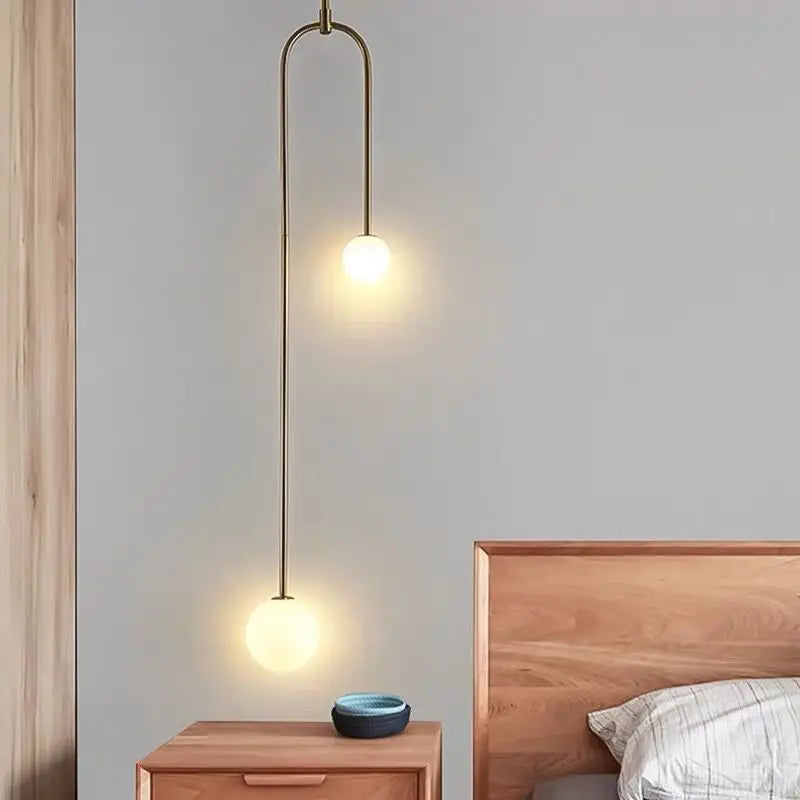 lampadario retrò a doppia testa personalità nordica decorazione boutique