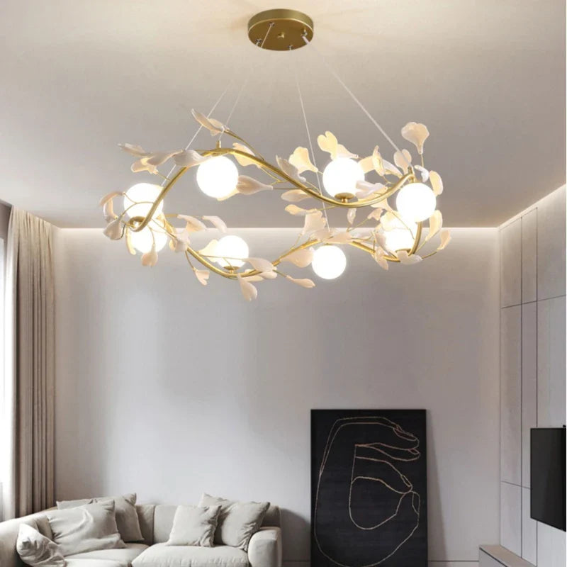 lampadario nordico design per decorazione d'interni elegante e romantica
