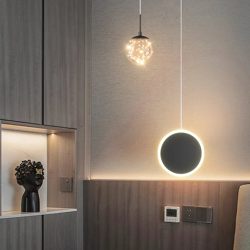 lampadario doppia testa stile nordico moderno minimalista