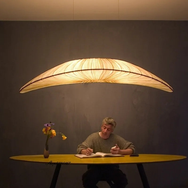 lampadario in tessuto marino di lusso stile veliero