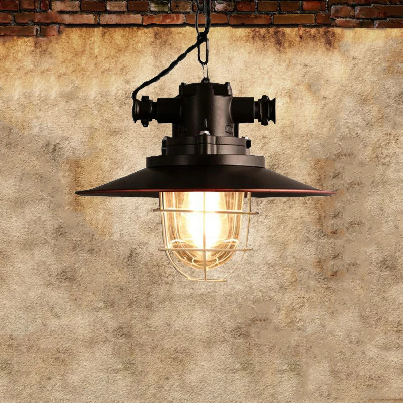 Lampada a sospensione Vintage Metallo Retrò Industriale