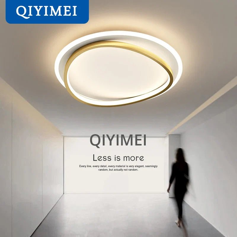 lampadario moderno in alluminio acrilico con telecomando led
