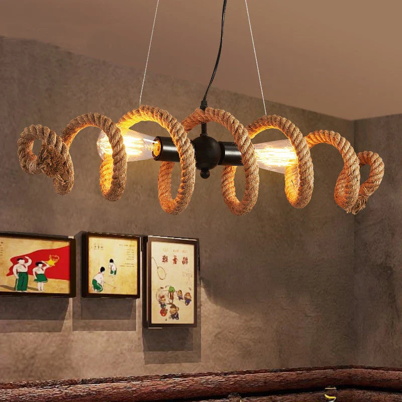 Lampadario retrò loft industriale vintage
