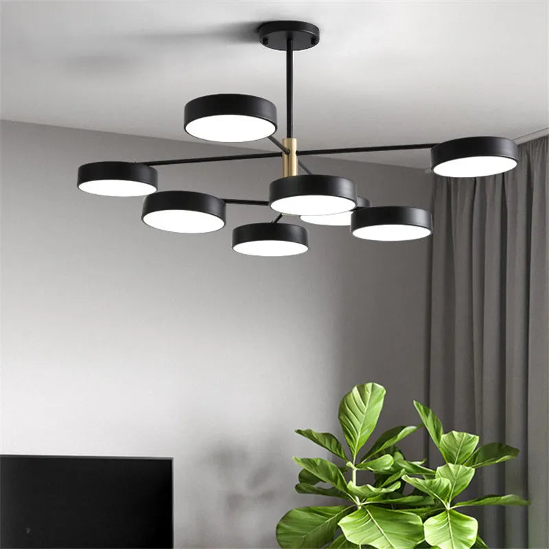 lampadario led moderno nordico semplice per decorazione d'interni