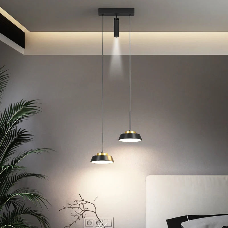 lampada da comodino di lusso minimalista piccolo lampadario moderno