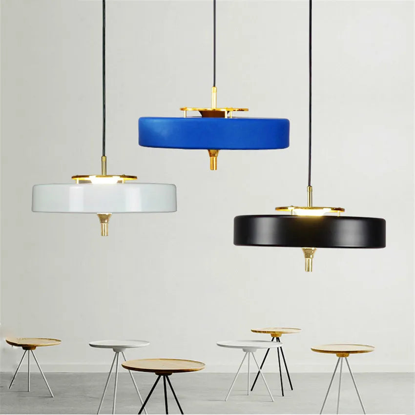 lampadario sospeso nordico revolve led metallo moderno per ristorante e bar