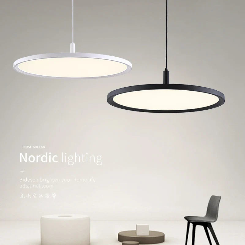 lampadario moderno design nordico semplice testa rotonda creativo e luminoso
