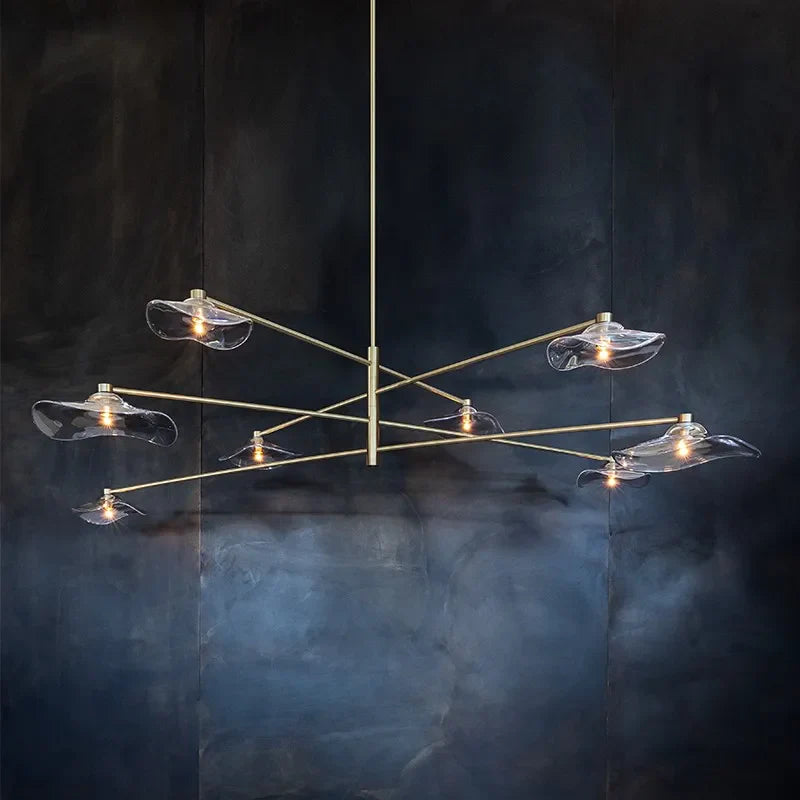lampadario a fiori led design moderno fatto a mano per interno creativo