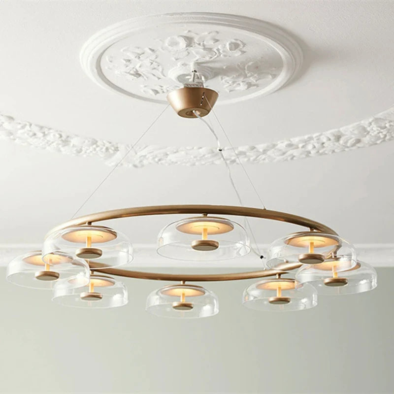 Sospensione in rame scandinava moderna elegante