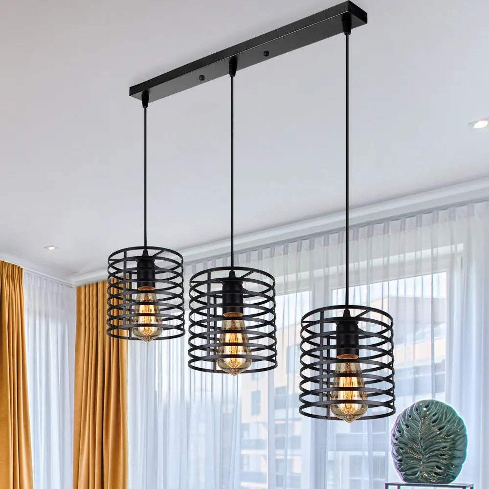 Lampada a sospensione design industriale elegante