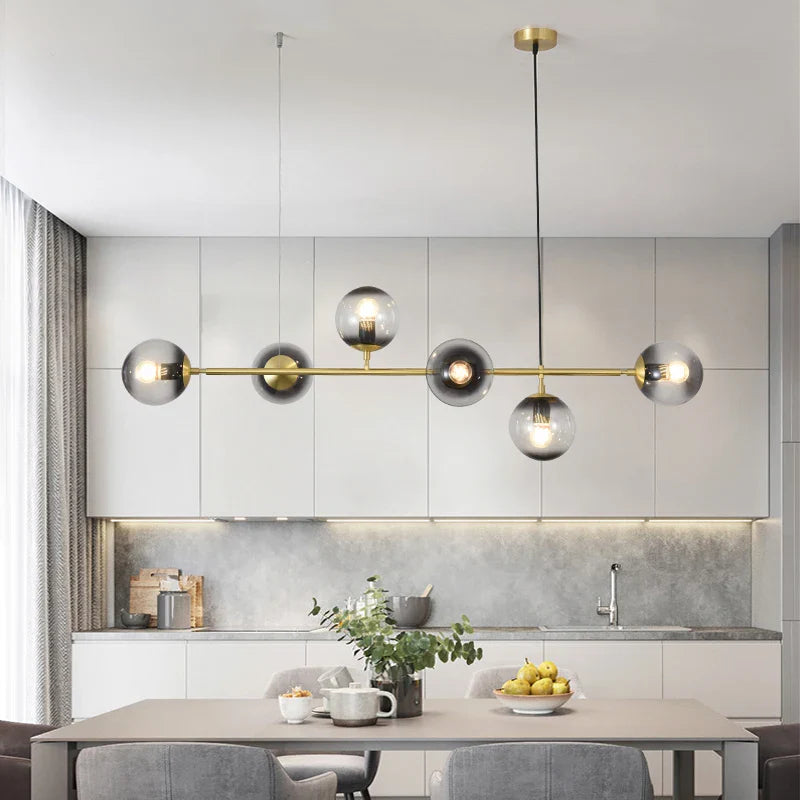 lampadario nordico sospeso molecolare fagiolo magico decorazione casa