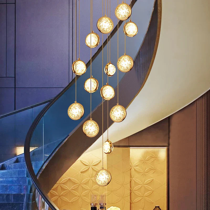 lampadario a led moderno design in cristallo per un'illuminazione lussuosa