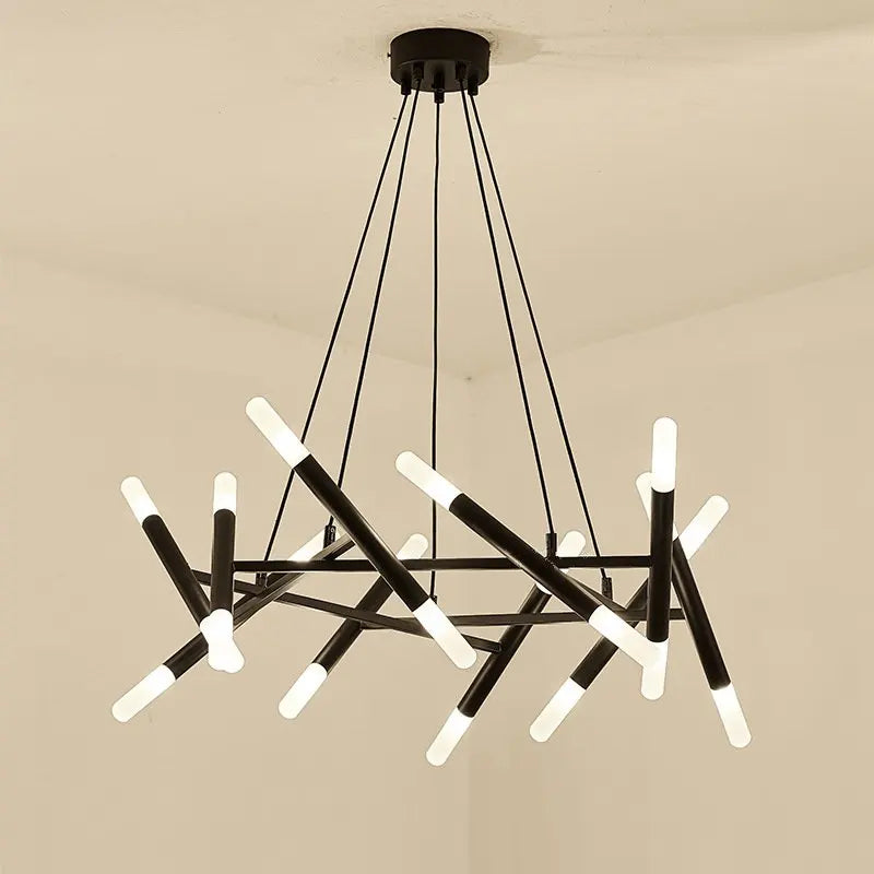 Lampadario sospeso luminoso design postmoderno