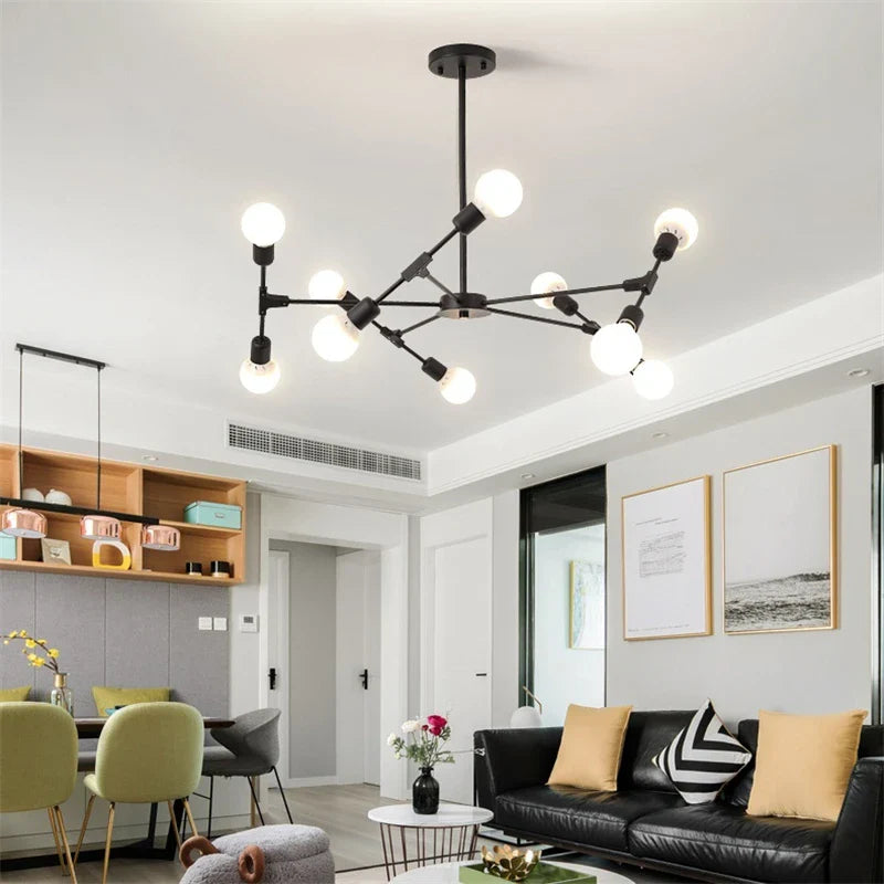 lampadario vintage nordico moderno per ristorante
