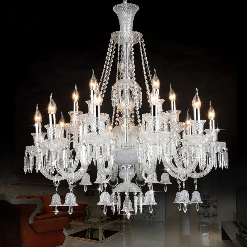 Lampadario in cristallo moderno sospeso elegante