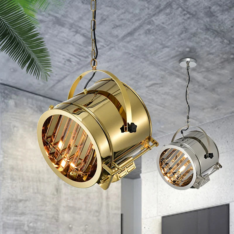 lampadario stile industriale moderno per decorazione creativa