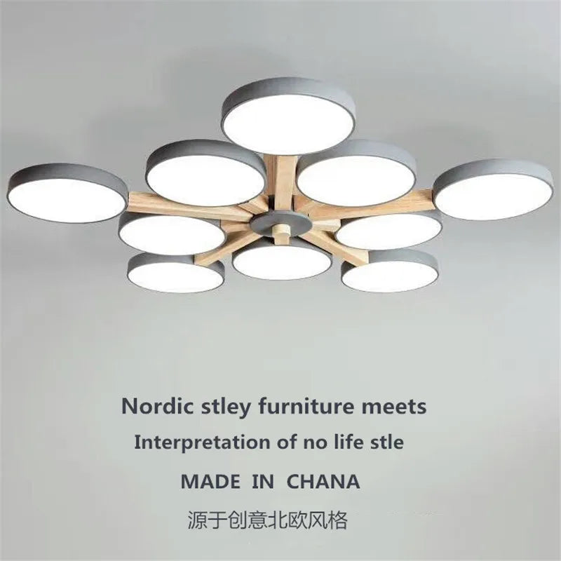 Lampadario contemporaneo design essenziale luminoso