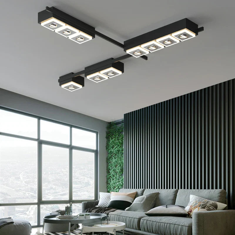 lampadario moderno a led per illuminazione interna e decorazione