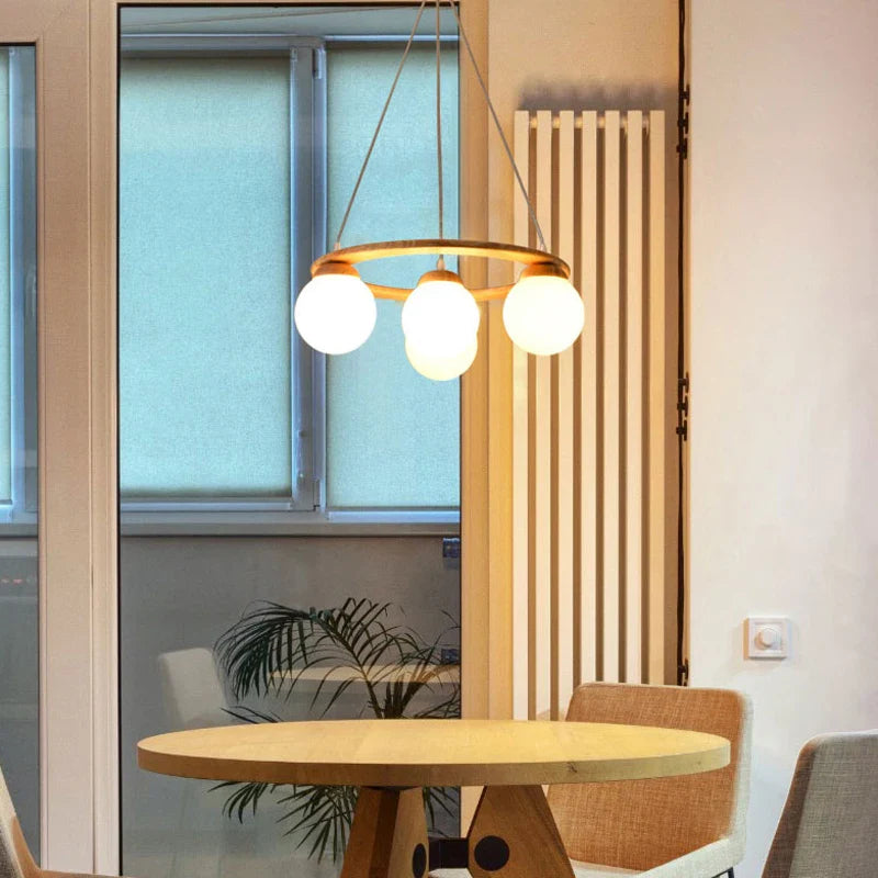 lampadario nordico magico fagiolo creativo per ristorante