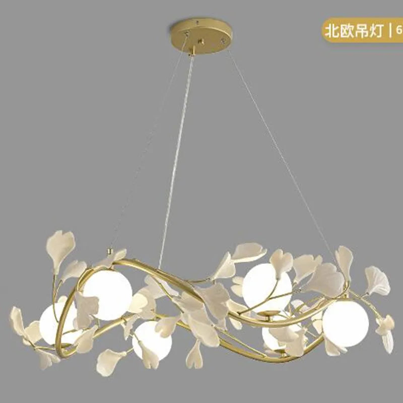 Lampadario nordico design luminoso elegante