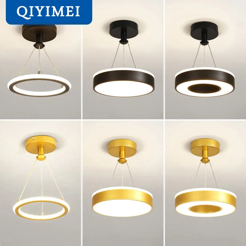 lampadari LED moderni per decorazione casa lampada