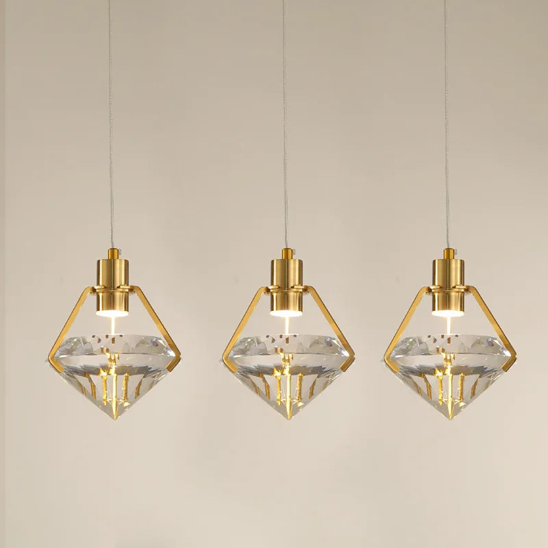 lampadario LED in cristallo post-moderno per decorazione creativa