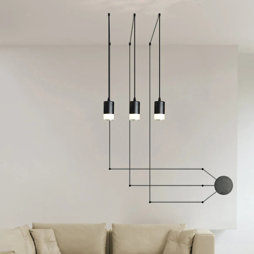lampadario moderno sospensione ragno a led stile nordico
