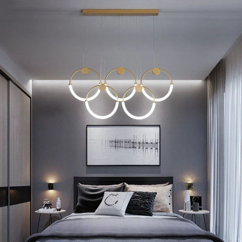 Lampadario contemporaneo nordico lussuoso