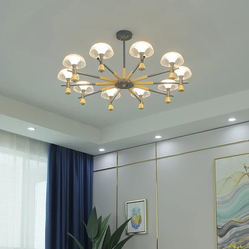lampadario LED medusa nordico lusso illuminazione minimalista moderna