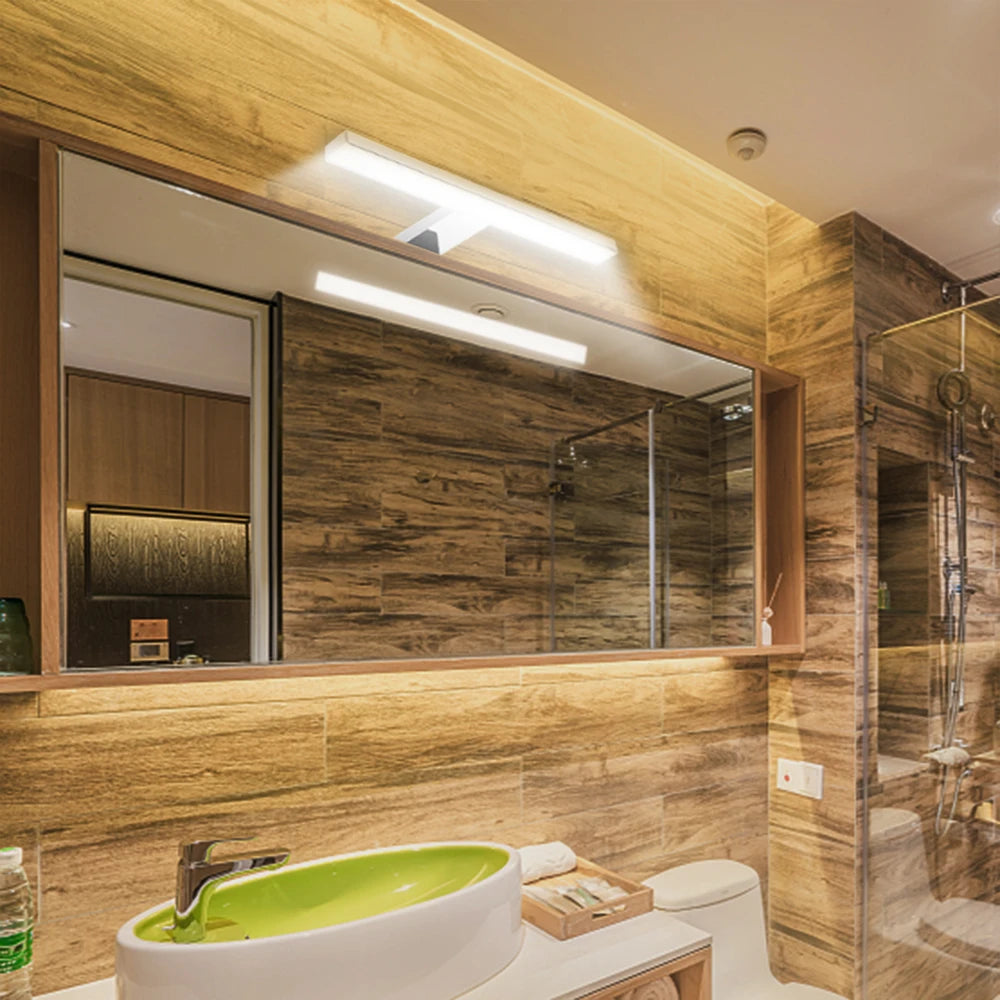 APPLIQUE DA PARETE BAGNO ALLUMINIO 12W IP44