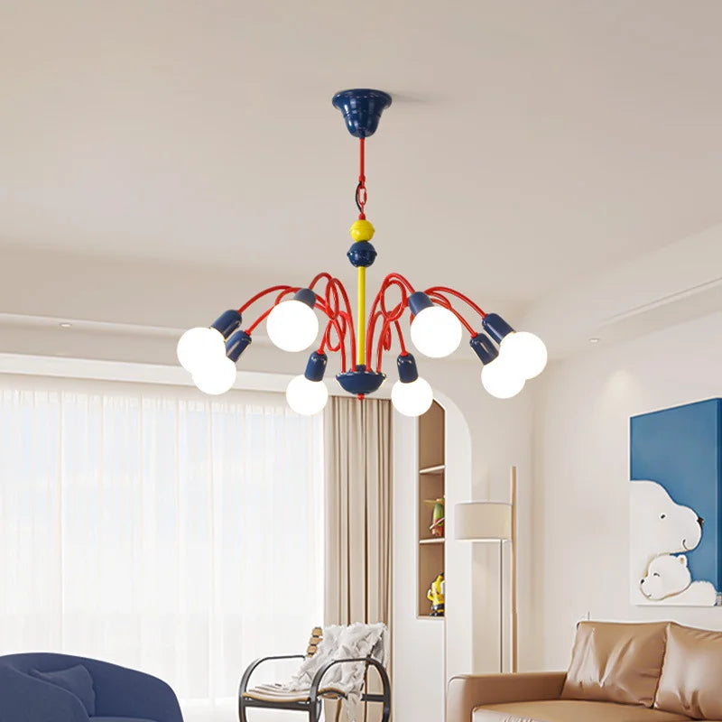 sospensione vintage memphis lampadario medievale frutta lampada