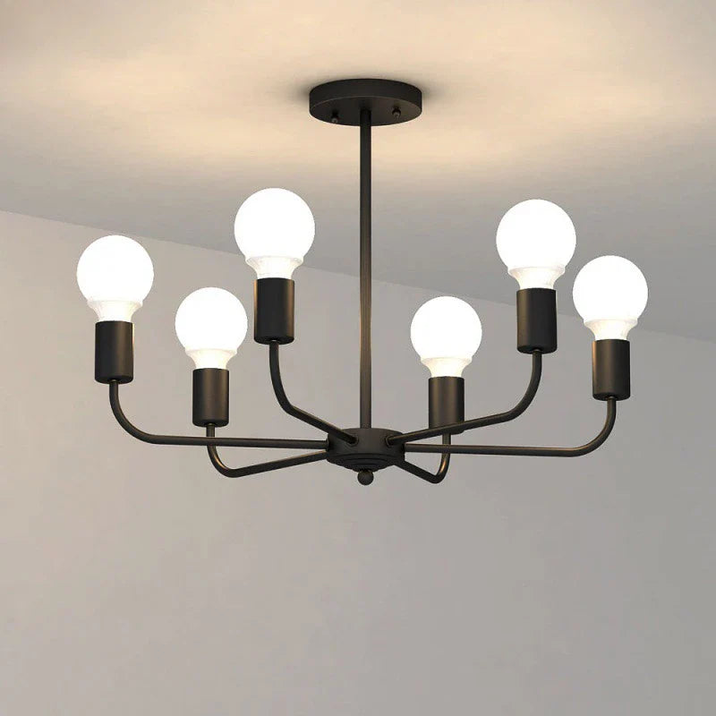 lampadario moderno industriale per decorazione interna retrò semplice