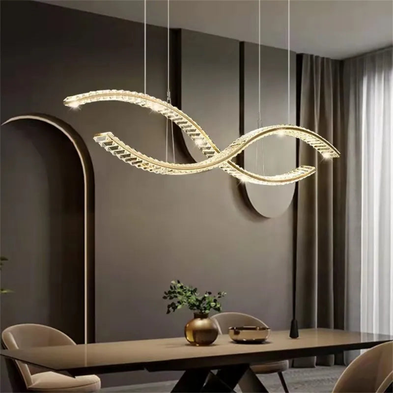 Lampadario moderno design contemporaneo luminoso