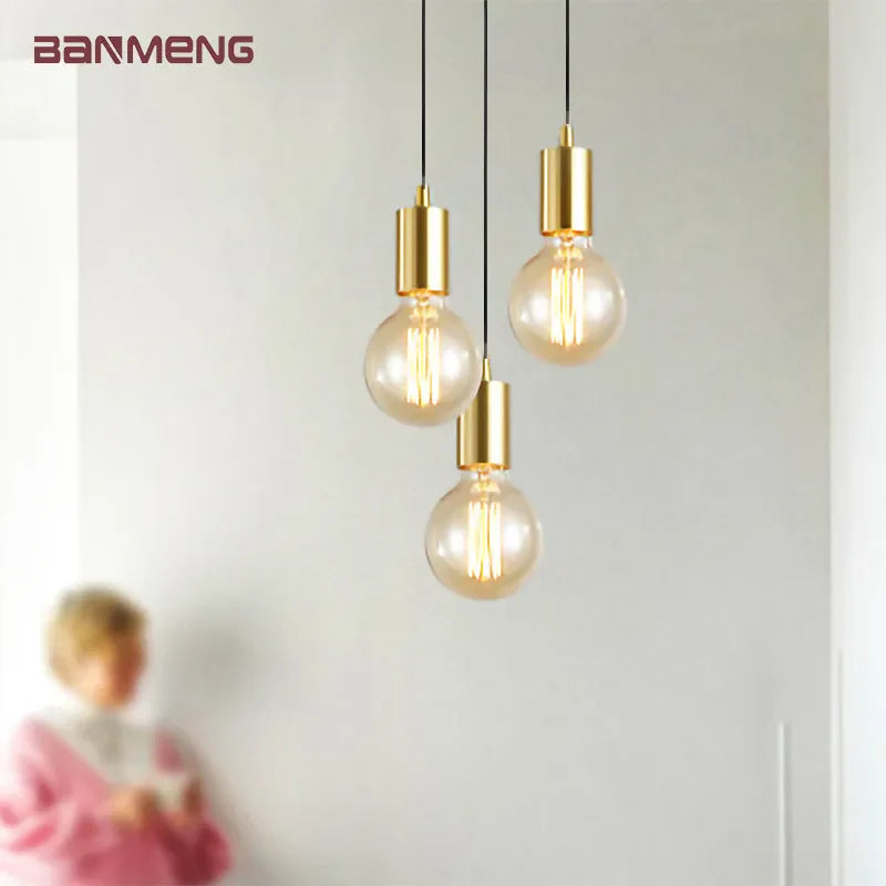 Elegante lampada a sospensione nordica E27