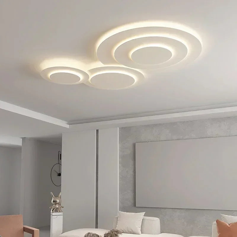Lampadario moderno con atmosfera elegante e design