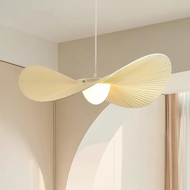 lampadario in tessuto moderno minimalista per interno elegante