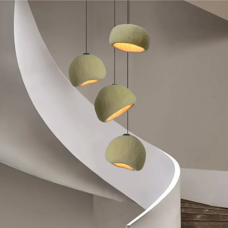 lampadario stile wabi sabi designer giapponese per hotel ristorante