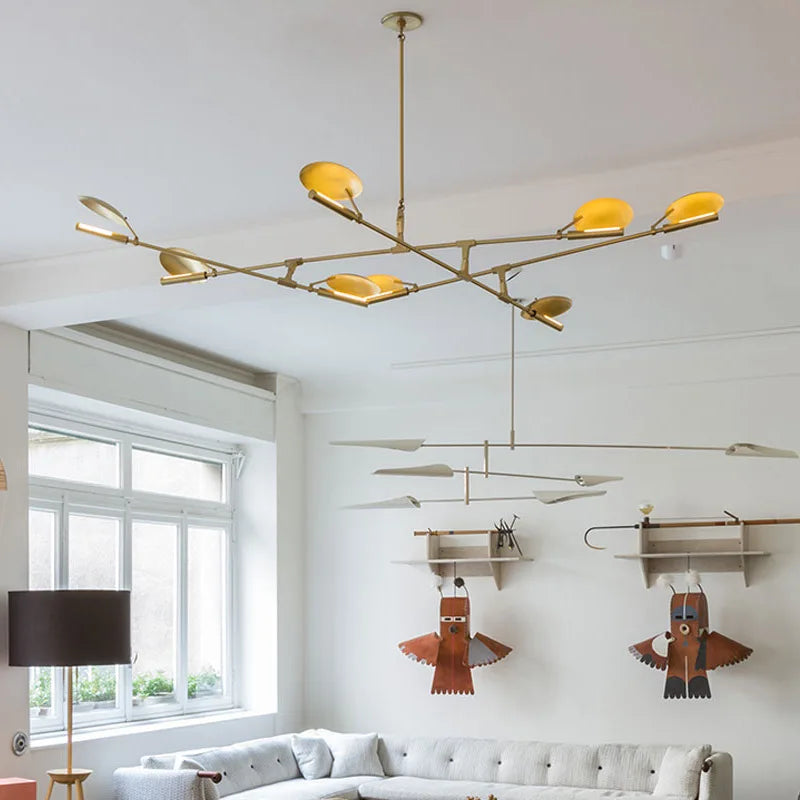 Lampadario LED moderno per design d'interni